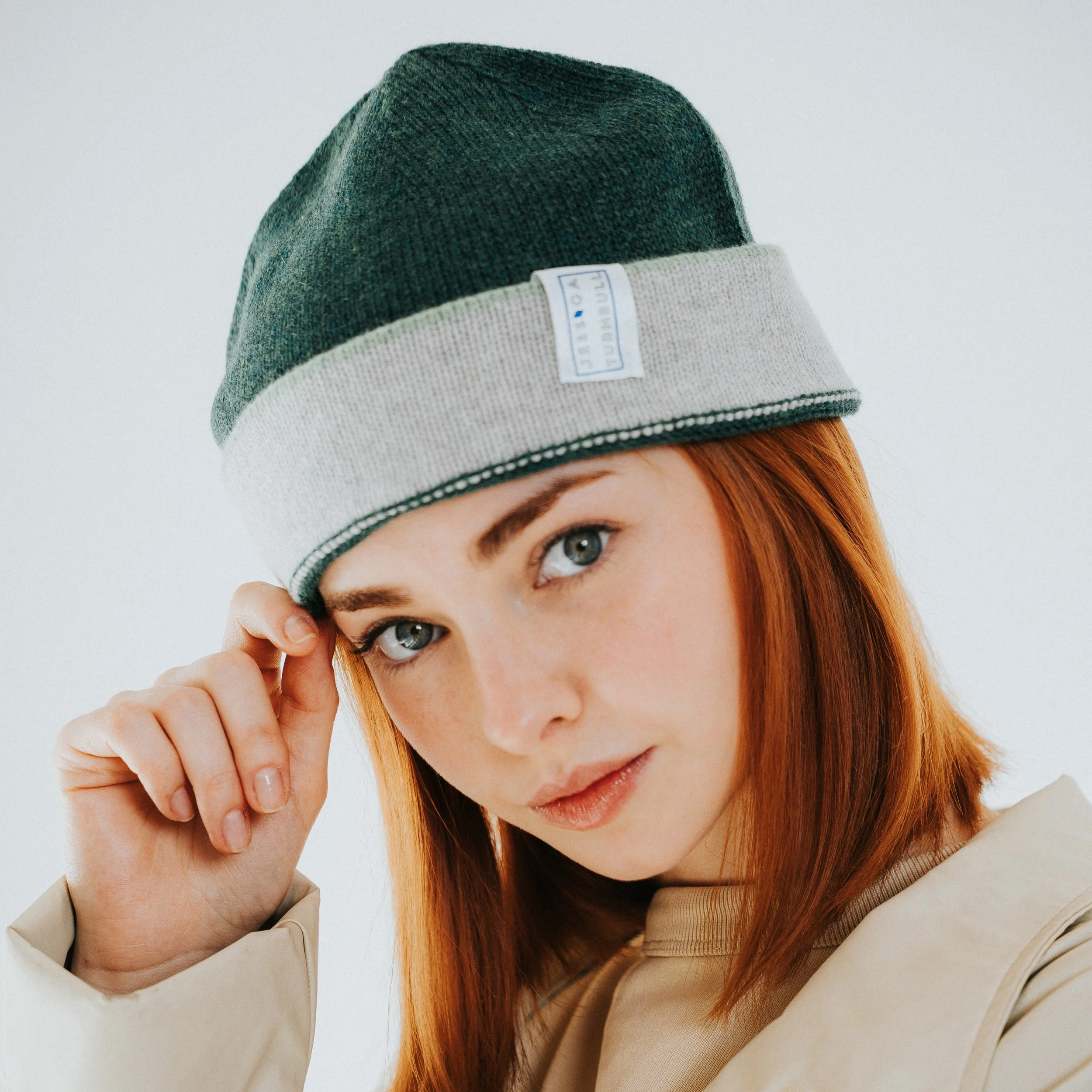 passion mohair beanie passport スターチーム SNOWSTAR DUO TWO-TONE BEANIE